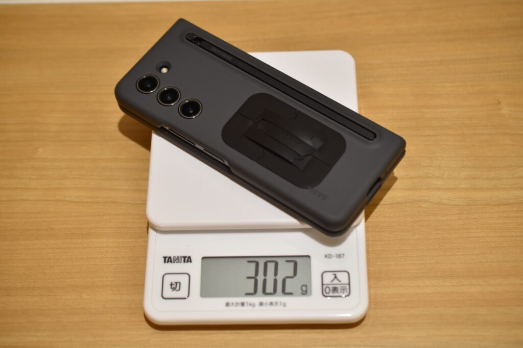 Galaxy Z Fold5 Slim S Pen Caseの重量
